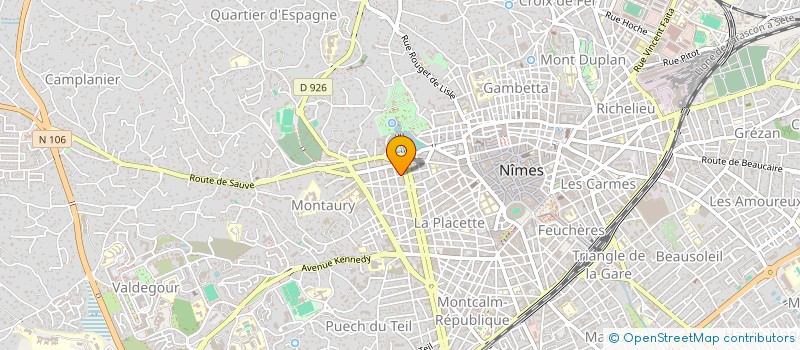 localisation de l'entreprise LA CIE DES ARENES  NIMES