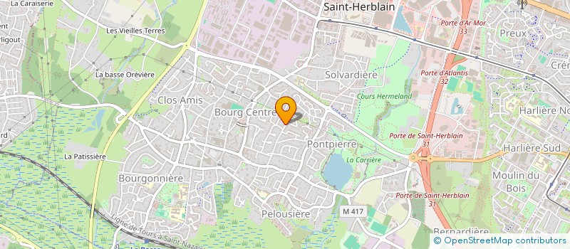 localisation de l'entreprise LA CIE DES HISTOIRES DE LA LAMPE à SAINT-HERBLAIN