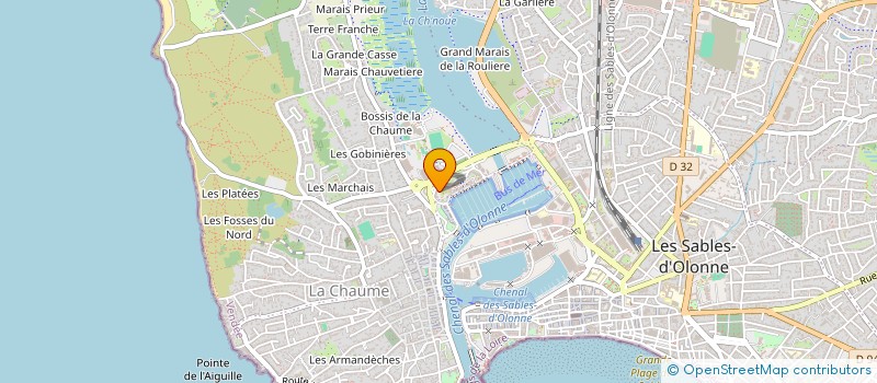 localisation de l'entreprise LA CIE DES INDES NOUVELLES à LES SABLES D'OLONNE