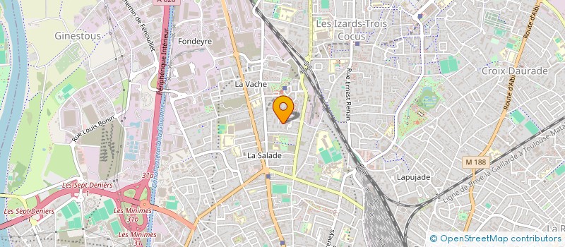 localisation de l'entreprise LA CIE LES TRETEAUX MA NON TROPPO  TOULOUSE