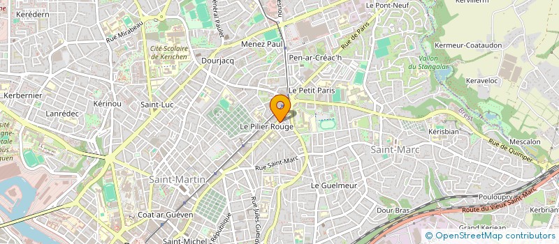 localisation de l'entreprise LA CIE LEX à BREST