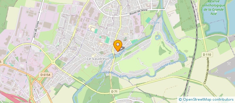 localisation de l'entreprise LA CIE NORMANDE DE TOURISME FLUVIAL à LE VAUDREUIL