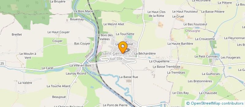 localisation de l'entreprise LA CIE-RIT  SAINT-GERMAIN-SUR-ILLE