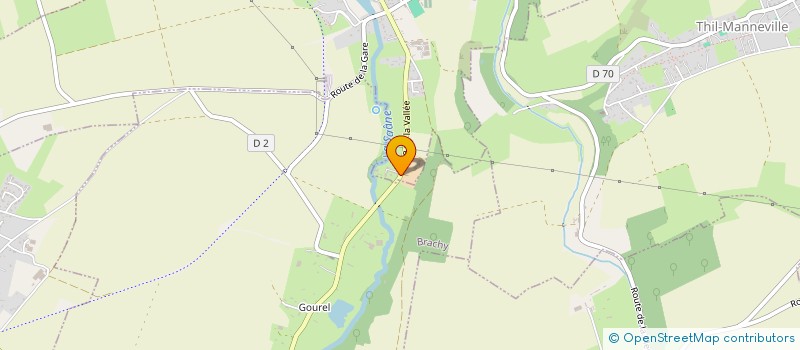 localisation de l'entreprise LA CIERGERIE  GUEURES