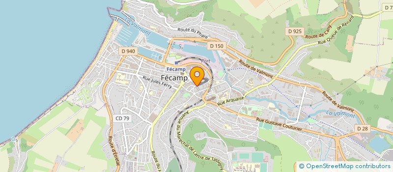 localisation de l'entreprise LA CIGALA à FECAMP