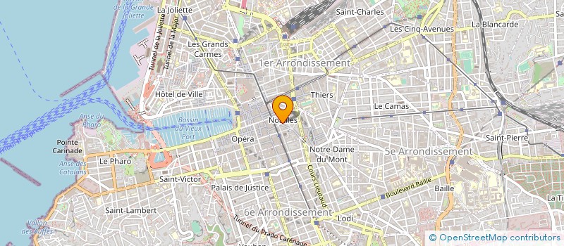 localisation de l'entreprise LA CIGALE à MARSEILLE