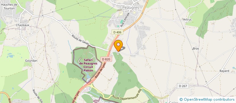 localisation de l'entreprise LA CIGALE  BOGY