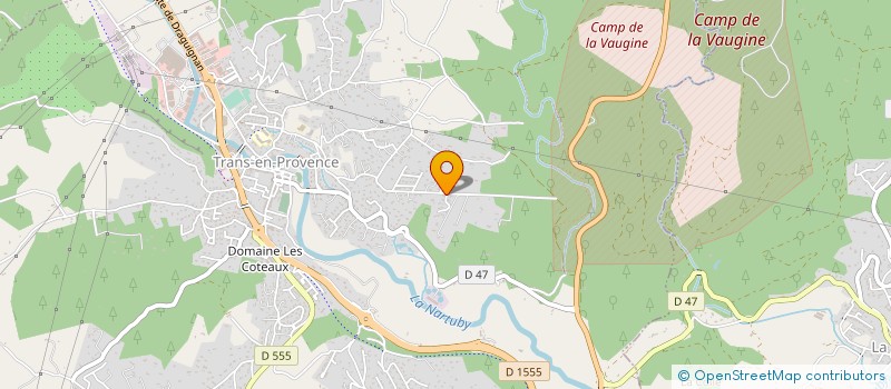 localisation de l'entreprise LA CIGALE à TRANS-EN-PROVENCE
