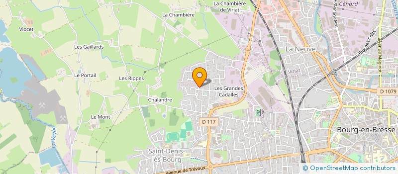 localisation de l'entreprise LA CIGALE à SAINT-DENIS-LES-BOURG