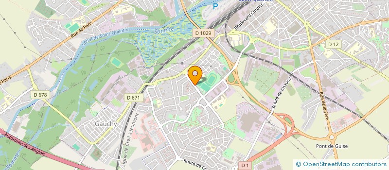 localisation de l'entreprise LA CIGALE à GAUCHY