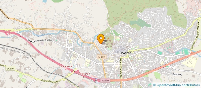localisation de l'entreprise LA CIGALE à HYERES