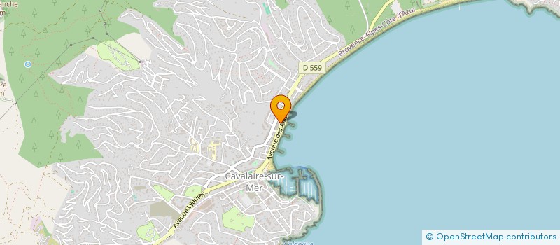 localisation de l'entreprise LA CIGALE à CAVALAIRE-SUR-MER