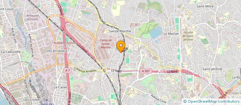 localisation de l'entreprise LA CIGALE BEURREE à MARSEILLE