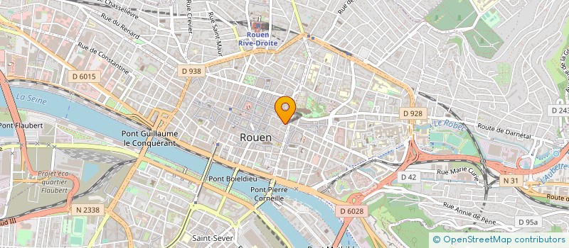 localisation de l'entreprise LA CIGALE BOHEME  ROUEN