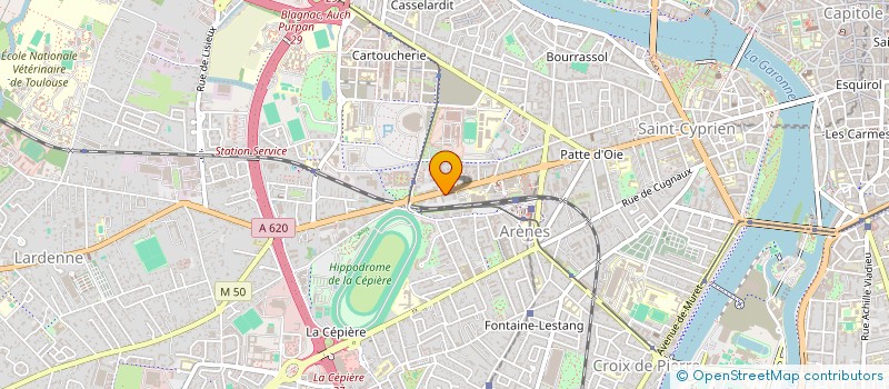 localisation de l'entreprise LA CIGALE BURGER à TOULOUSE