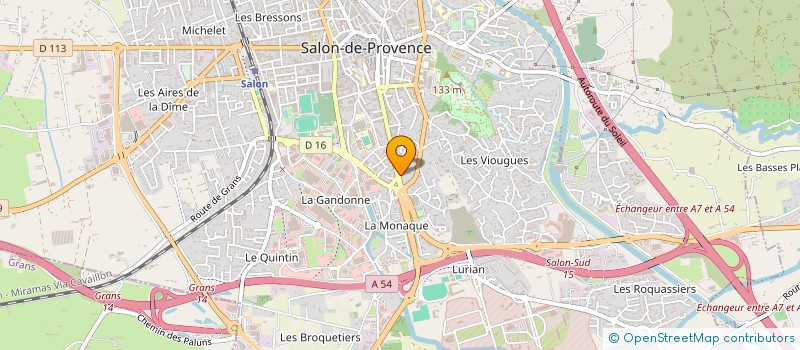 localisation de l'entreprise LA CIGALE DE MER à SALON-DE-PROVENCE