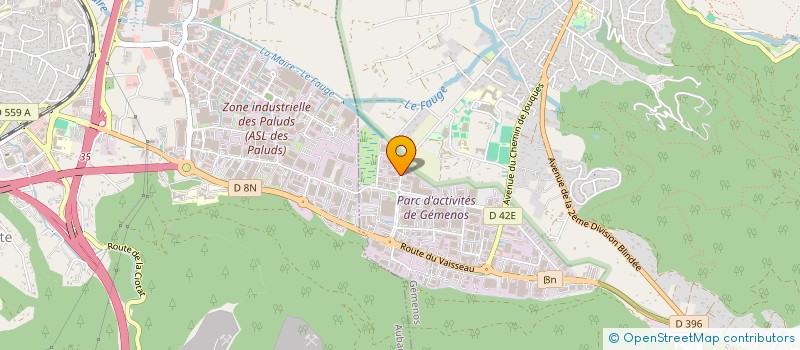 localisation de l'entreprise LA CIGALE DOREE à GEMENOS