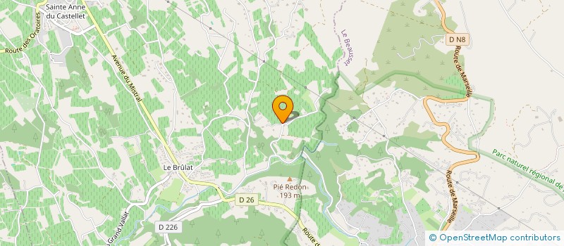 localisation de l'entreprise LA CIGALE ET L'AIOLI  LE CASTELLET