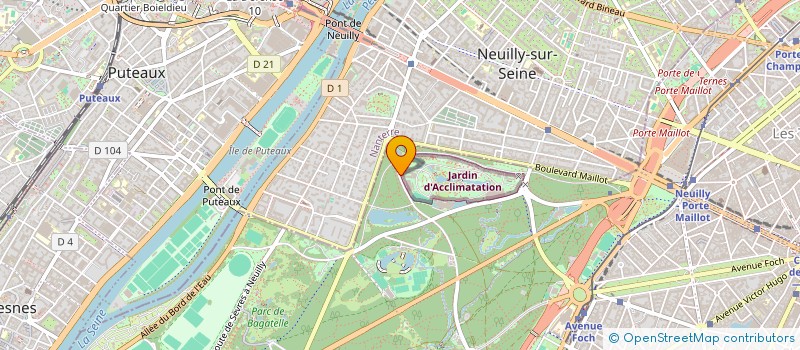 localisation de l'entreprise LA CIGALE ET LA FOURMI  PARIS