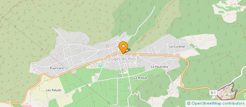 localisation de l'entreprise LA CIGALE GOURMANDE  CUGES-LES-PINS