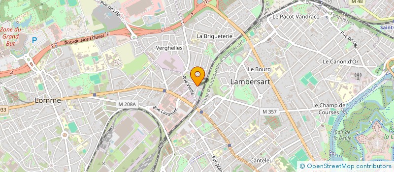 localisation de l'entreprise LA CIGALE SARL à LAMBERSART
