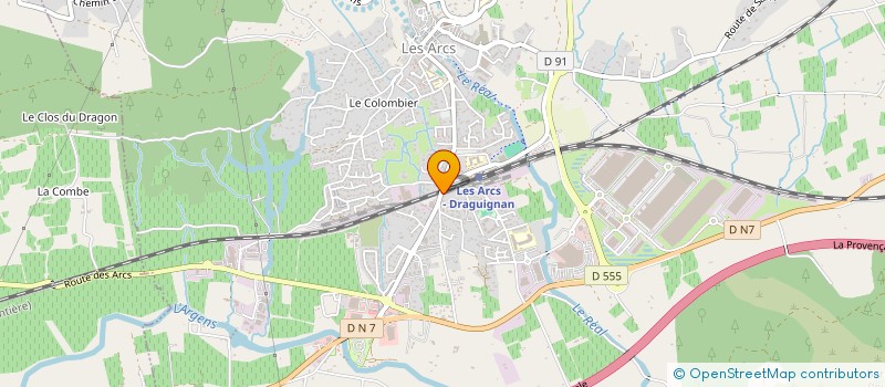 localisation de l'entreprise LA CIGALE VERTE à LES ARCS