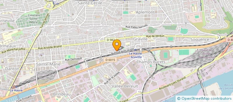 localisation de l'entreprise LA CIGALIERE à LE HAVRE