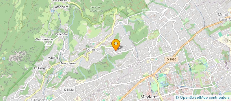 localisation de l'entreprise LA CIGALINE  CORENC