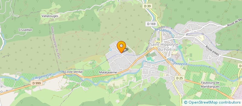 localisation de l'entreprise LA CIGALOISE  SAINT-HIPPOLYTE-DU-FORT