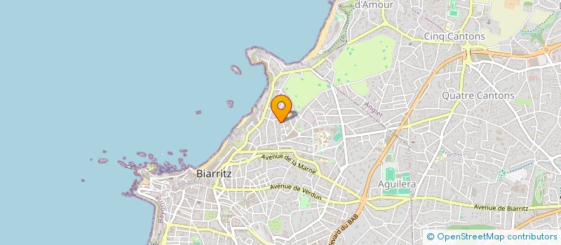 localisation de l'entreprise LA CIGOGNE à BIARRITZ