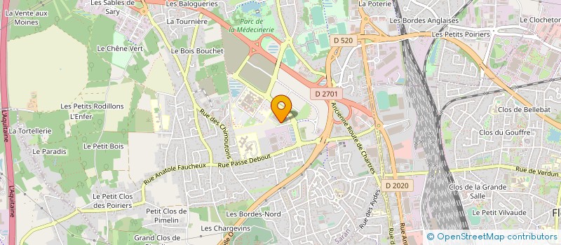 localisation de l'entreprise LA CIGOGNE à SARAN
