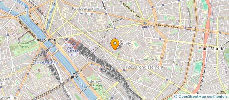 localisation de l'entreprise LA CIGOGNE  PARIS