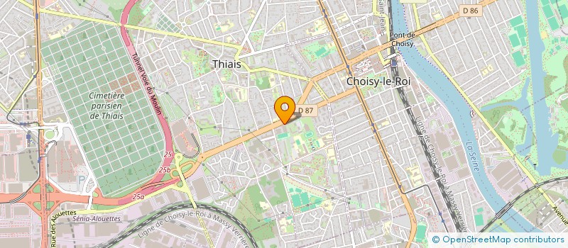 localisation de l'entreprise LA CIGOGNE à THIAIS