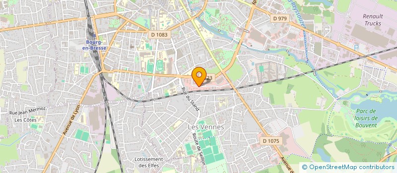 localisation de l'entreprise LA CIGOGNE à BOURG-EN-BRESSE