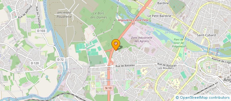 localisation de l'entreprise LA CIGOGNE 55 SOYAUX à ANGOULEME