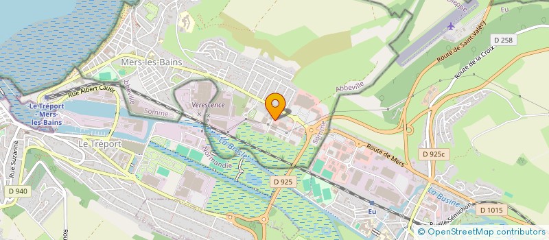 localisation de l'entreprise LA CIGOGNE  MERS-LES-BAINS