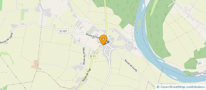 localisation de l'entreprise LA CIGOGNE à SIGLOY