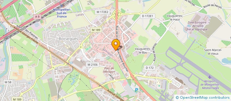 localisation de l'entreprise LA CIGOGNE BORDELAISE  MAUGUIO