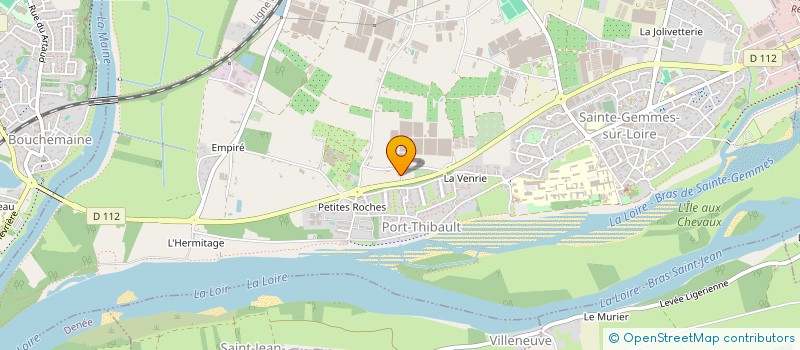 localisation de l'entreprise LA CIGOGNE ET LE ROSEAU à SAINTE-GEMMES-SUR-LOIRE