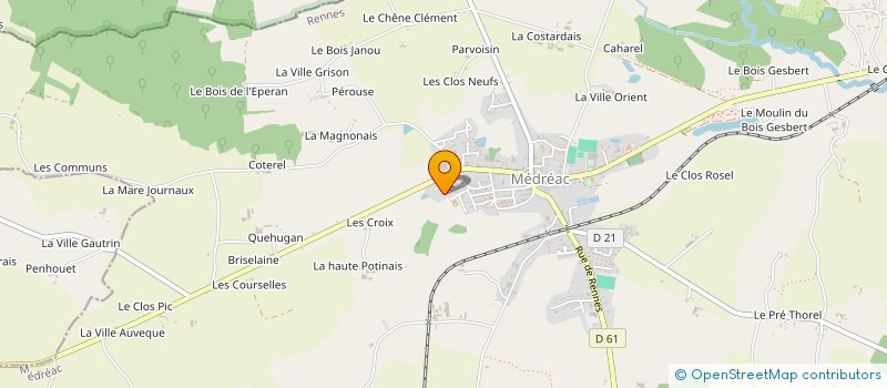 localisation de l'entreprise LA CIME  MEDREAC