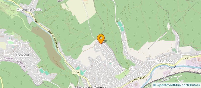 localisation de l'entreprise LA CIMENTERIE  MOYEUVRE-GRANDE