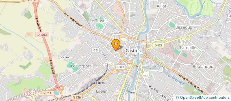 localisation de l'entreprise LA CINE  CASTRES