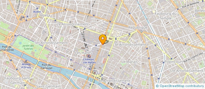 localisation de l'entreprise LA CINEMATHEQUE DES CINEASTES à PARIS