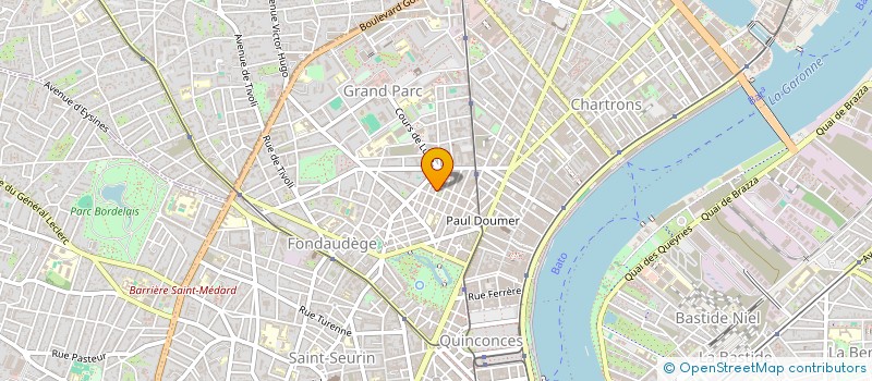 localisation de l'entreprise LA CINQUIEME  BORDEAUX