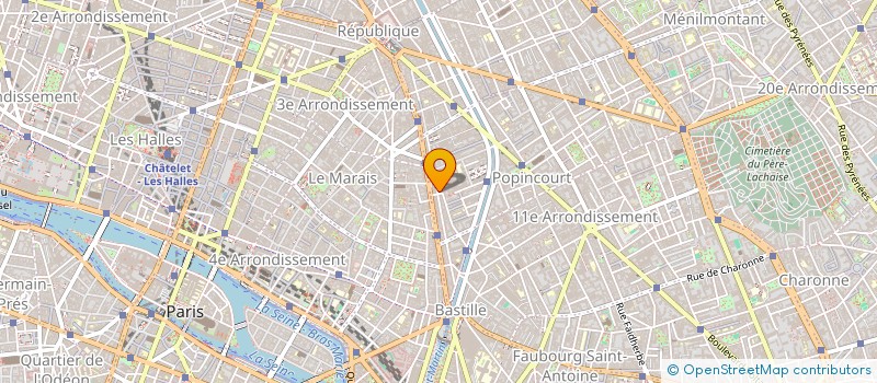 localisation de l'entreprise LA CINQUIEME NUIT  PARIS