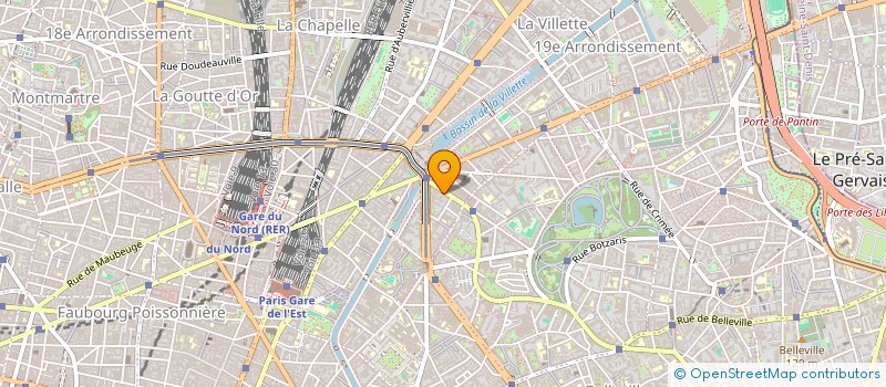 localisation de l'entreprise LA CINQUIEME ROUE DU CHEVAL LABEL  PARIS