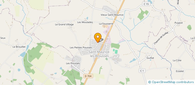 localisation de l'entreprise LA CINQUIEME SAISON à SAINT-MAURICE-LES-BROUSSES
