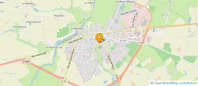 localisation de l'entreprise LA CINQUIEME VOIE à LYS-HAUT-LAYON