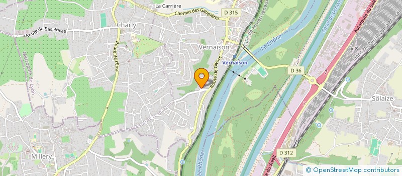 localisation de l'entreprise LA CIOCIARA  VIENNE