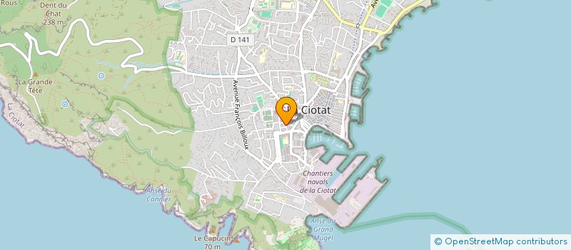 localisation de l'entreprise LA CIOTAT CONSTRUCTION  LA CIOTAT